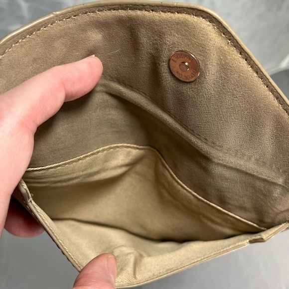 FREE ADD-ON Danier leather wristlet/purse pouch in tan - Picture 8 of 10